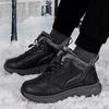 Men Ankle Boots High Quality Winter Fur Keep Warm Snow Boots Men Winter Rubber Work Boots Men Cotton Sneakers Winter Boots Botas