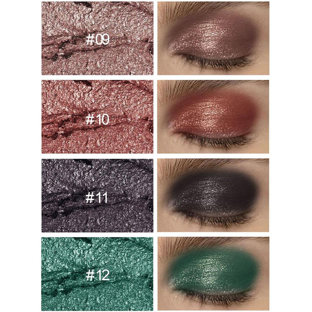 Двусторонняя палочка для теней для век с бриллиантовым мерцающим хайлайтером, ультрапигментированная стойкая кремовая кисть для теней для век