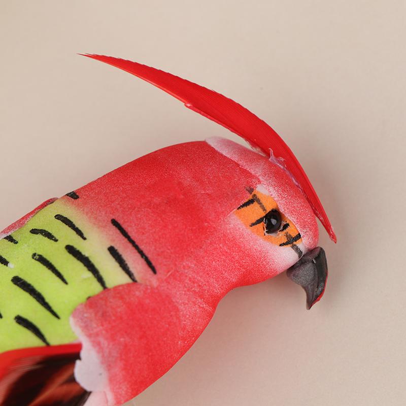 Творческий искусственный попугай, имитация пенопласта, животное, имитация перьев, модели птиц, сделай сам для свадебной вечеринки, украшения для дома и сада, декор