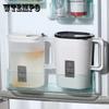 2,4 л пластиковый чайник большой емкости для холодной воды, чайник для сока, термостойкая чашка для воды, защита от падения с весами, чайник, кувшин для молока, диспенсер для воды, кувшин-кувшин