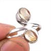 Natural Citrine Gemstone Handmade 925 Solid Sterling Silver Gift Ring S.9 n6V02