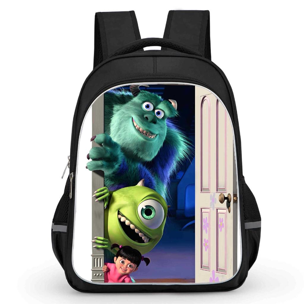 Школьный рюкзак Monsters Power Company Monsters, Inc, многофункциональный, из ткани Оксфорд, легкий, с изображением в высоком разрешении