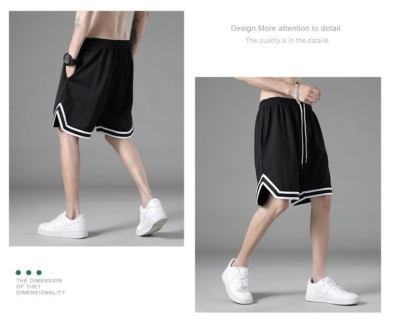 Мужские свободные быстросохнущие сетчатые баскетбольные шорты - унисекс летняя одежда для фитнеса из шелка и пляжа