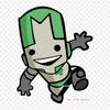 Fictional Character Castle Crashers Character Iron On Heat Transfer Printing Vinyl Patches Sticker for Clothes DIY Appliques Washable Patches