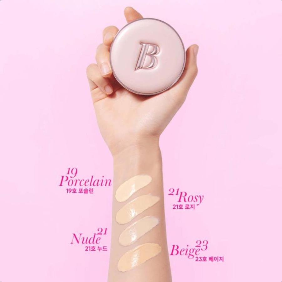 BANILA CO Essence Skin Pink Cushion 12г SPF50+ PA+++ Корейский кушон-тональное средство