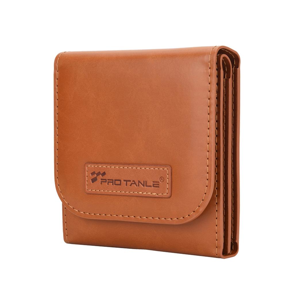 PRO TANLE Filter Hard Storage Case PU Leather Protective Bag Dust-Proof Carrying Punch Holds 3PCS