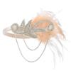 Masquerade Party Hair Accessories Feather Headwear Korean Style Headband Sequin Hair Band