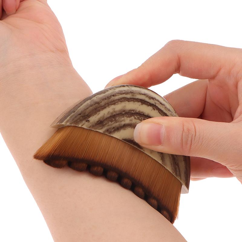 Лимфодренажная контурная кисть для лица с коробкой, кисть для сухого массажа лица, массажер для лимфодренажа для лица, инструмент для скульптурирования подбородка