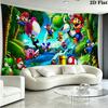 Mario Wall Tapestry Aesthetic Wall Hanging Printed Fabric Blanket Decorative Tapestries for Bedroom Living Room Home Decor