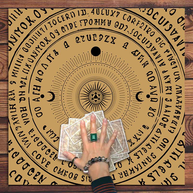 Нескользящая износостойкая скатерть Таро для украшения комнаты