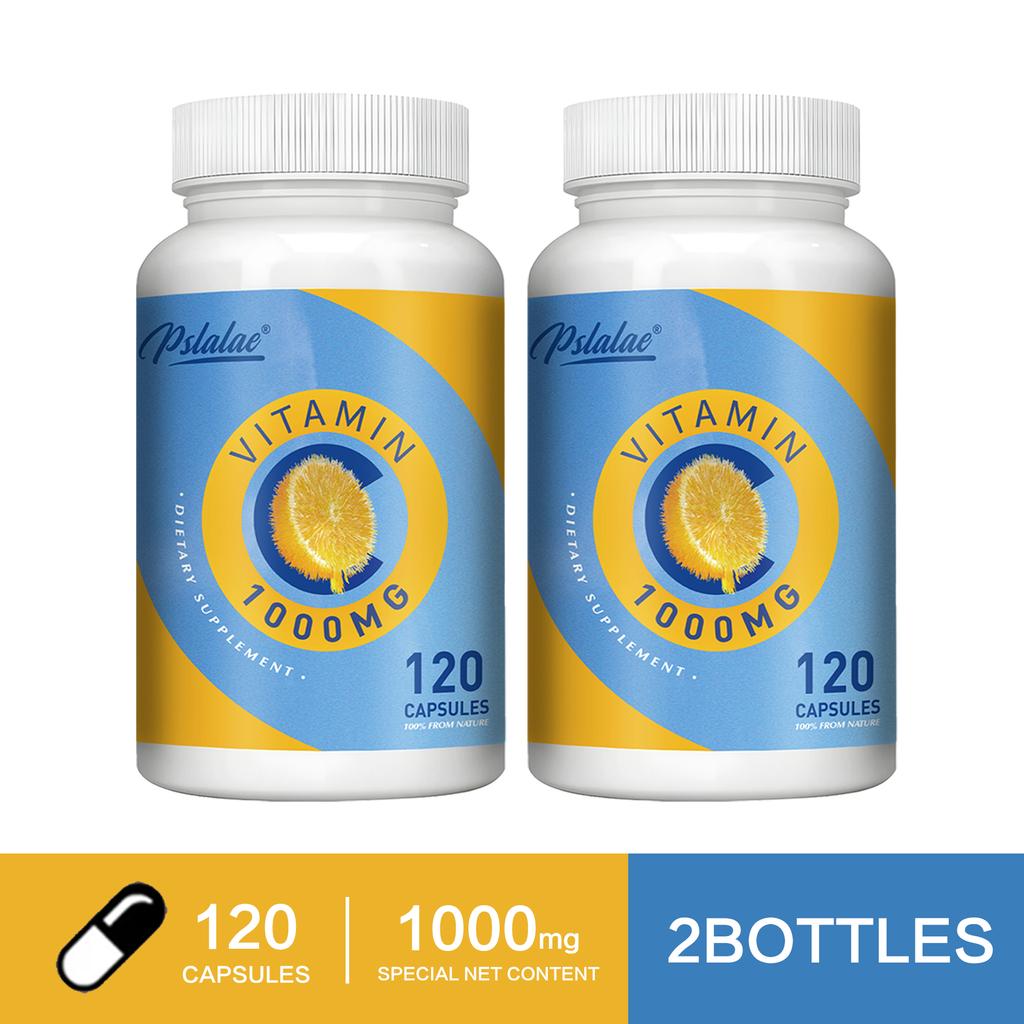 Vitamin C Capsules 1000mg 120 Count — Immune Support, Antioxidant Support, Daily Wellness