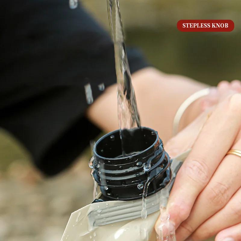 9 л походная сумка для воды, портативное складное ведро для воды, большой контейнер для воды, складная сумка для путешествий на открытом воздухе, принадлежности для кемпинга