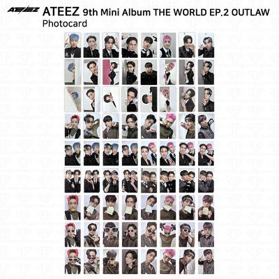 9-й мини-альбом THE WORLD EP.2 OUTLAW Фотокарточка HONGJOONG SEONGHWA SAN KPOP