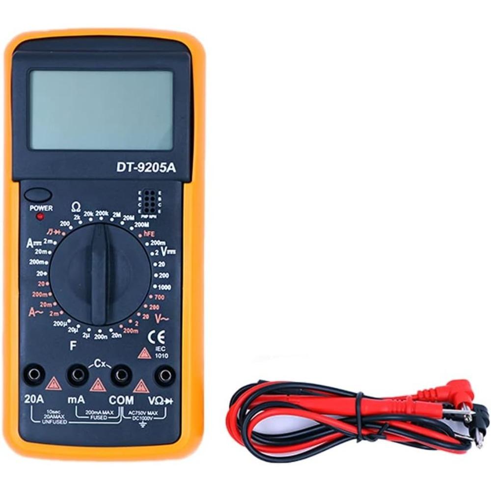 Вольтметр переменного/постоянного тока Мультиметр Диодный транзистор Звуковые инструменты для измерения непрерывности Вольт-Омметр Цифровой амперметр Омметр Электрики с подсветкой ЖК-дисплея