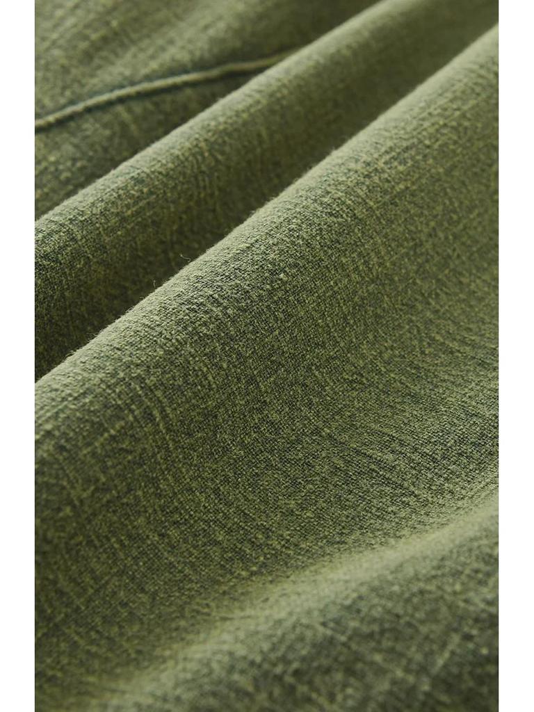 Шаровары из утолщенного бархата рами и хлопкового льна - Весна 25 Женские брюки для медитации