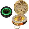 Luminous Design Survival Compass Waterproof Camping Compass Vintage Outdoor Compass  For Camping