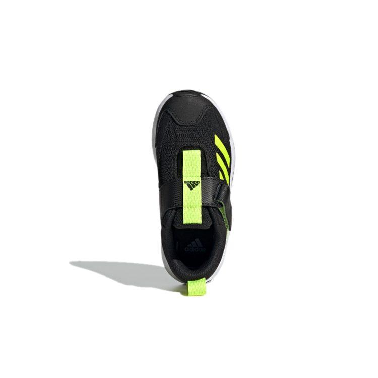 adidas 4Uture Sport Ac K Нескользящие, Износостойкие, Дышащие Низкие Детские Беговые Кроссовки Черно-Желтые Детские FX2199