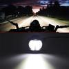 2Pc Motorcycle Headlight LED Bulb Waterproof Motorcycle Spotlight LED Front Super Bright External Auxiliary Headlight Spot Light