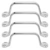 Boat Door Grab Handle 316 Stainless Steel Marine Large Cleat Door Grab Handle Handrail for Yachts Inflatable Yachts