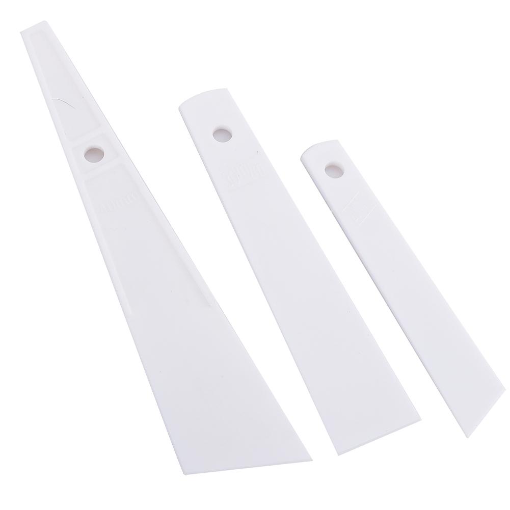 6Pcs Plastic Glue Tool Smear Glue Scraper Leather Craft Tools Hand Made Sewing Accessories