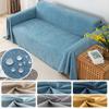 1PC Solid Color Waterproof Sofa Cover Sofa Blanket Dust-proof Cloth For Bedroom Living Room Sofa Cushion