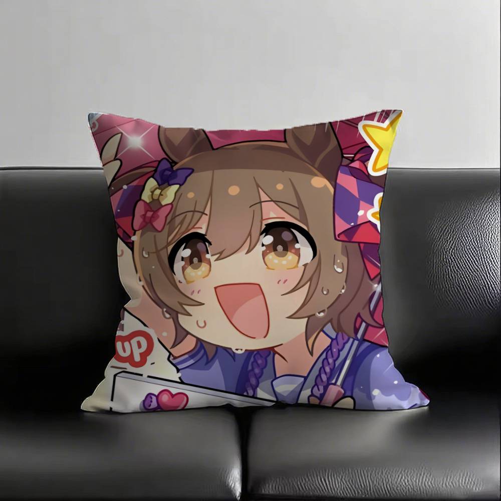 1pc Anime TOKAI TEIO Kawaii Pillow Case Fashion Square Pillowcase Bedroom Sofa Room Ins Decoration Leisure