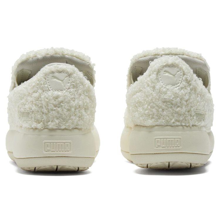 Puma Suede Mayu Slip-On Teddy - Marshmallow Women Sneakers White Putty 384887-02