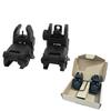 ProWildGear One-Touch Flip-Up Backup Sight, Front and Rear Set, Compatible with 21mm Rails, M4/M16 Ver.2 (Black)