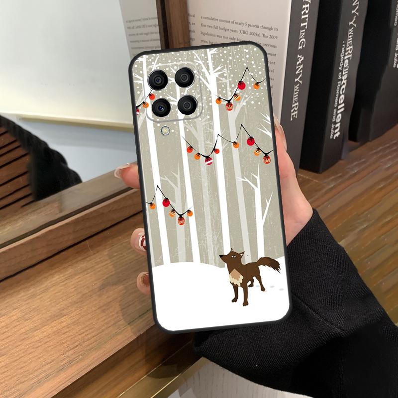 Зимний лис Лисы Чехол для Samsung Galaxy M35 M15 M55 M56 M36 M16 M06 M31 M13 M33 M53 M12 M32 M52 M14 M34 M54