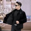 Мужская норковая шуба Haining Fur для осени и зимы, утолщенная, свободная, модная, повседневная, мужская одежда большого размера