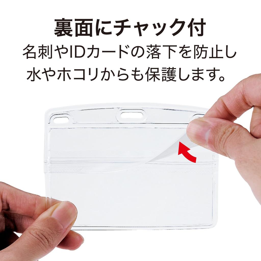 Открытый промышленный подвесной бейдж для имени, табличка с именем, держатель для карточки, держатель для имени, упаковка 10 штук, на молнии, мягкий чехол, синий, NL-23-BU