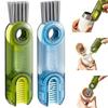 3 In 1 Multifunctional Cleaning Brush, 3 In 1 Tiny Bottle Cup Lid Detail Brush Straw Cleaner Tools Multi-Functional