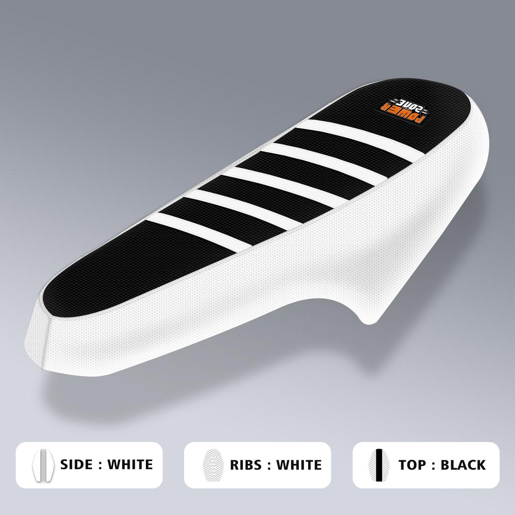 Powerzone Motorcycle Seat Cover For Ridstar Q20 Electric E Bike Soft Rubber Waterproof Non-slip Ribbed Motorcycle Accessories