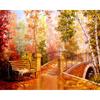 5D DIY Diamond Painting Autumn Tree and Bridge Diamond Embroidery Full Mosaic Kits Cross Stitch Home Decor Handmade Gifts