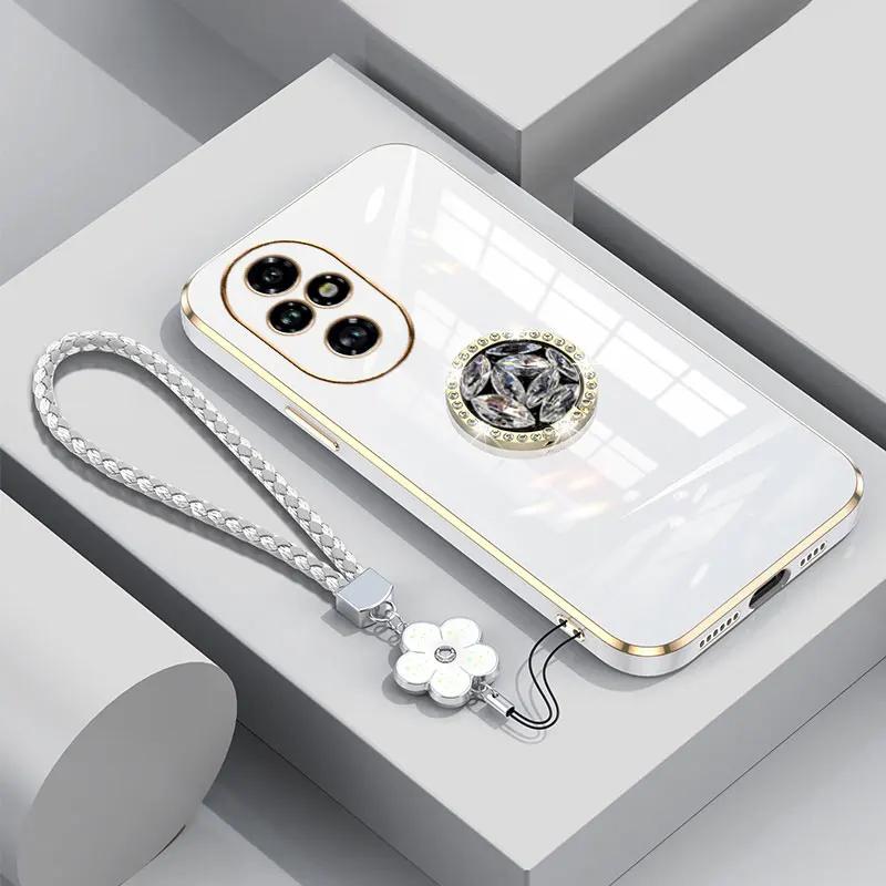 For Huawei Nova 12 SE CaseHuawei Nova12 SE Phone Case Huawei Nova 12SE Cover BNE-LX1 Luxury Square Plating Shockproof Back Cover