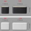 Modern Waterproof outdoor 12W LED wall lamp IP65 Aluminum UP and Down Wall Light Garden porch Sconce Decoration Light 110V 220V