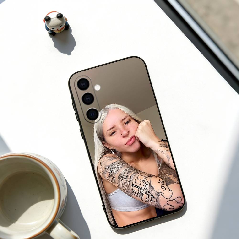 Чехол для телефона Miko Singer Мягкий черный Для Samsung Galaxy A73, A72, A71, A70, A53, A52, A51