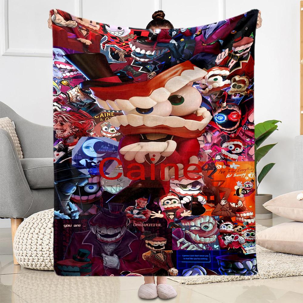Digital Circus Blanket Soft & Cozy Great for Couch Bedding Office Chair for All Occasions Warmthful Decor Birthday Christmas Gift Blanket