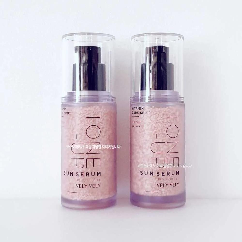 VELY VELY Vitamin Dark Spot Tone-Up Sun Serum 30mL + 30mL Volume Radiance Tone-Up