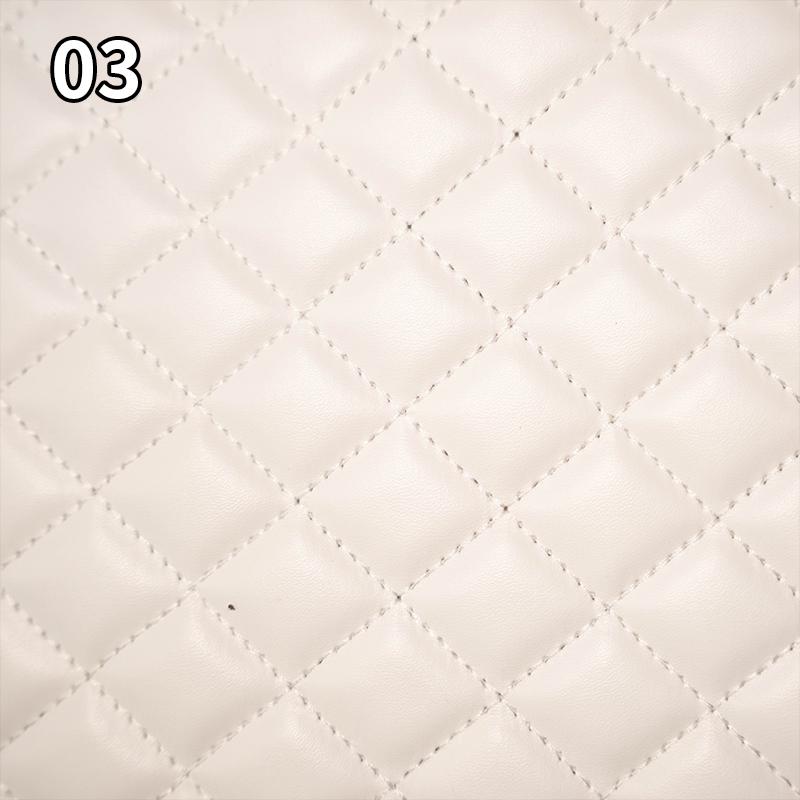 Высококачественная толстая губчатая стеганая искусственная кожа с вышивкой в клетку искусственная искусственная кожаная ткань для обивки мебели автомобиля своими руками