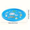 Children Play Spray Mat 100cm Beach Inflatable Water Sprinkler Pad Outdoor Game Toy Lawn Swimming Pool Mat Kids Toys