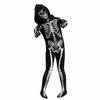 Polyester Halloween Cosplay Costume Separate Headgear Skull Bodysuits  Halloween