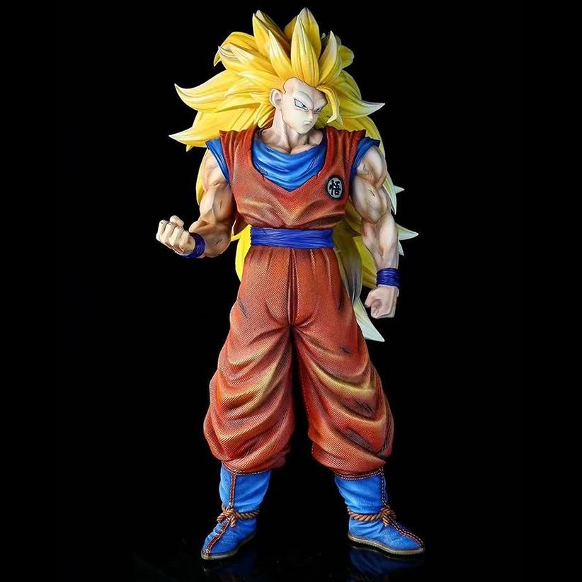 54 см/21,26 дюйма Фигурка Dragon Ball Z Сон Гоку Ssj3 Супер Сайян Гоку Фигурки Действия JT Статуя Коллекционная Модель Игрушки Подарки
