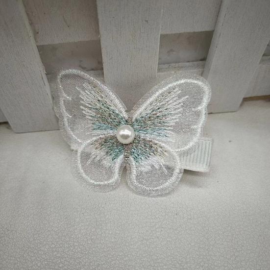 5 шт. женские заколки для волос 3D сетчатая пряжа бабочка декор легкие тканевые заколки для волос аксессуары для украшения волос