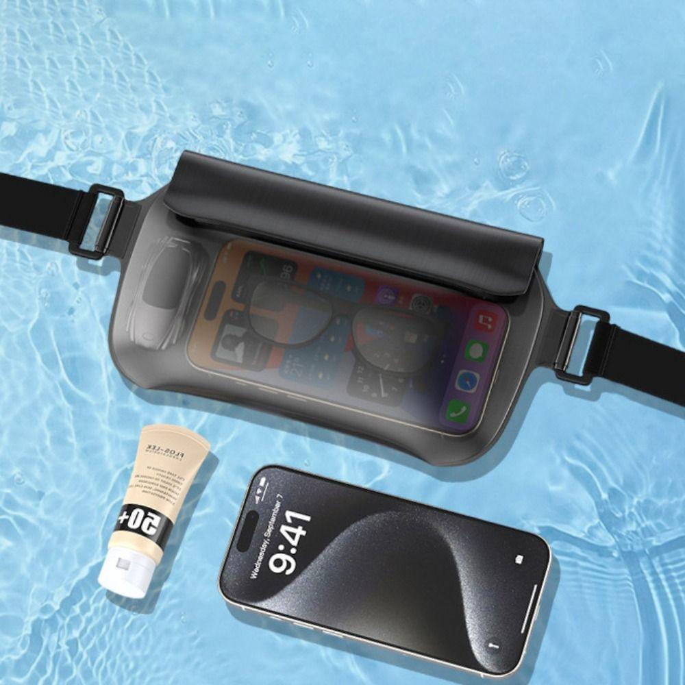 Lanyard Transparent Waist Bag  Swimming Storage Bag Waterproof Phone Bag  Summer