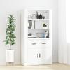 VidaXL Highboard White Engineered Wood 3185375