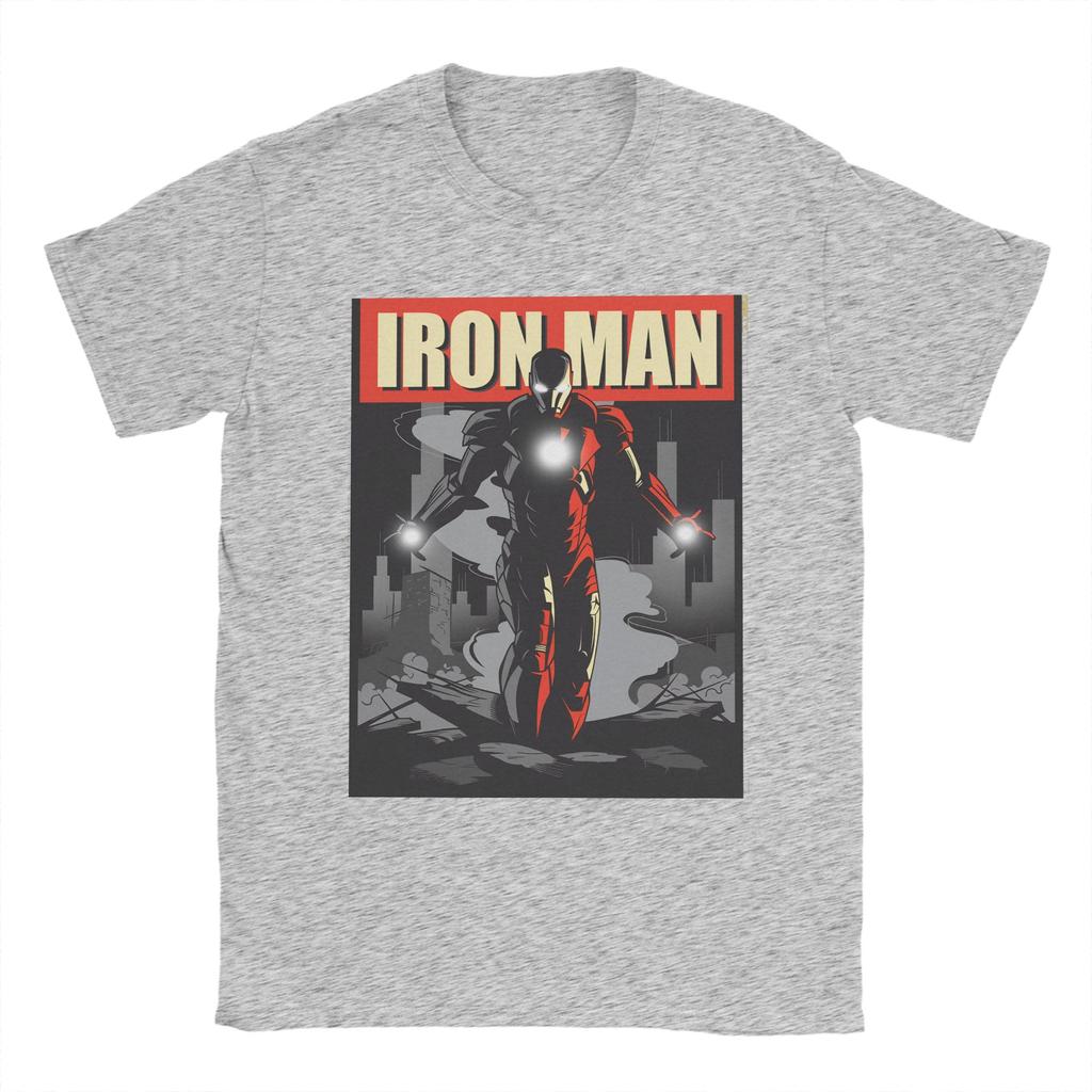 Avengers Iron Unisex TShirts for Unisex Funny 100 Cotton Tee Shirt Crew Neck Short Sleeve T Shirt Adult Clothing