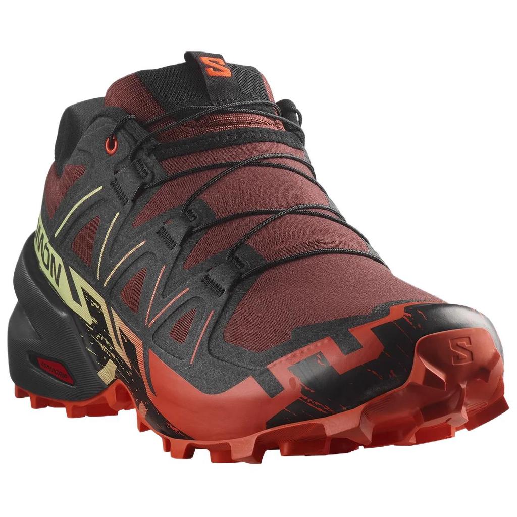 SALOMON Speedcross 6 Ромовая изюминка Мужские кроссовки Красный Помидор-черри Коньяк L47581500