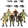 Детская игрушка 6 шт. Набор армейских солдат Игра Реалистичная фигурка Подарки для мальчика Рождество