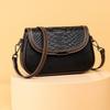 Leather Women'S Bag High-End Messenger Bag Fashion Embossed Shoulder Bag First Layer Cowhide Mother Bag
